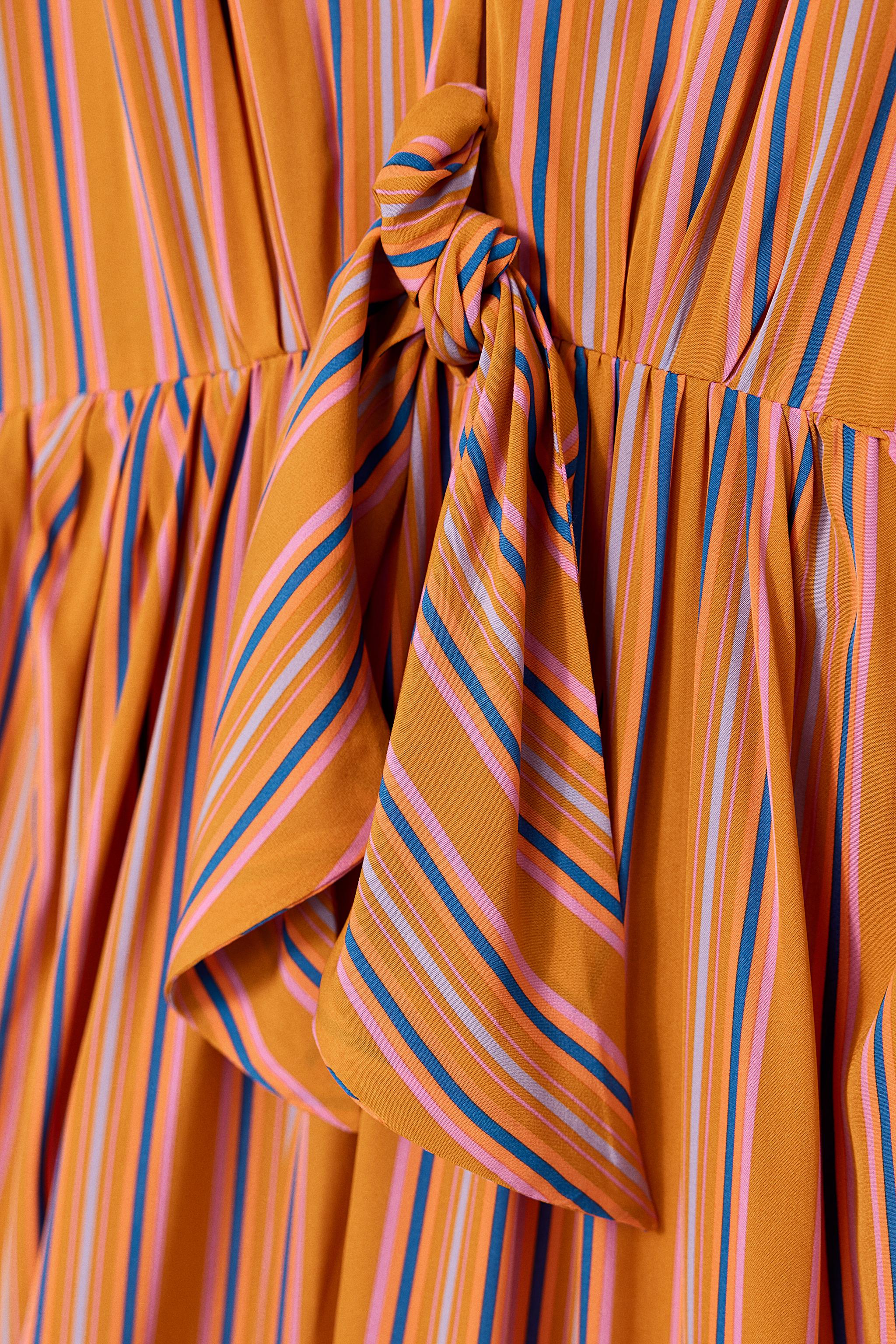 LIMITED EDITION STRIPED MIDI DRESS